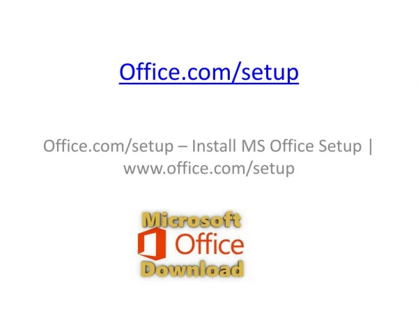 How to activate office setup