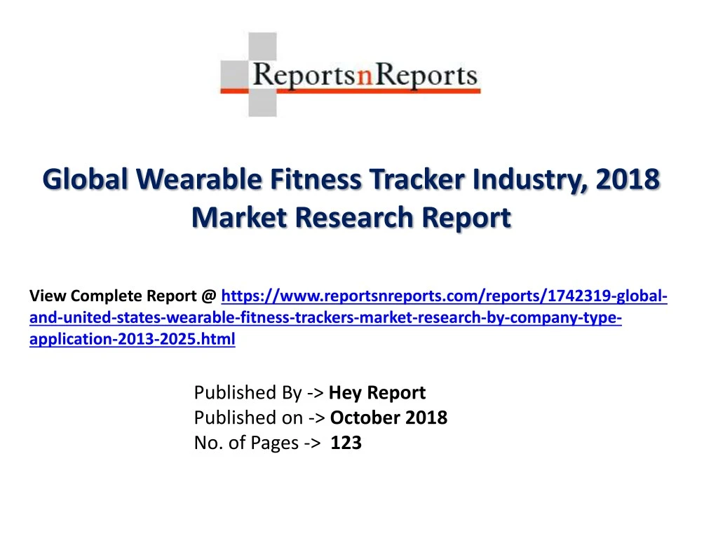 global wearable fitness tracker industry 2018