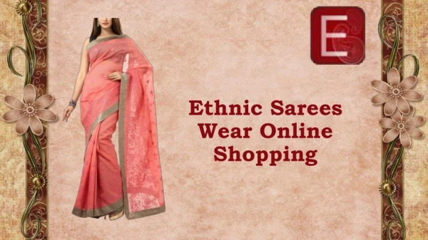 Ethnic Sarees Wear Online Shopping