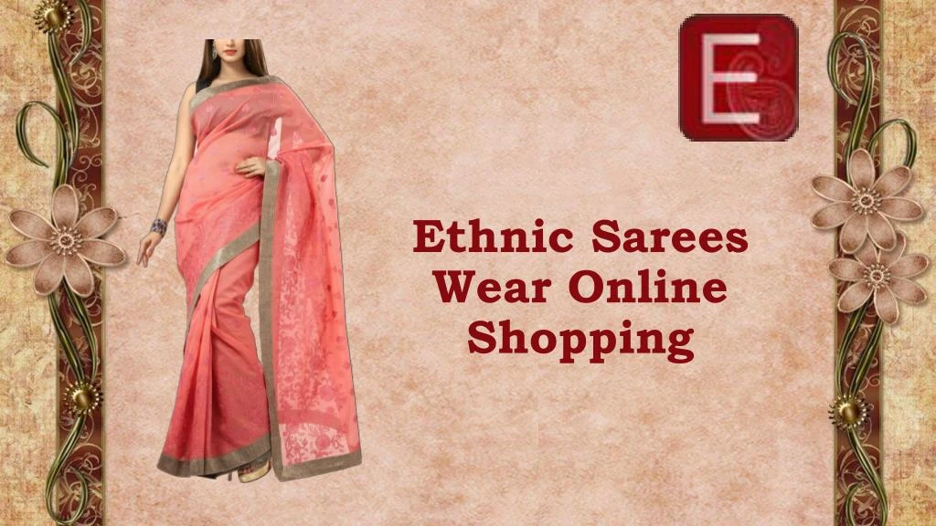 ethnic sarees wear online shopping