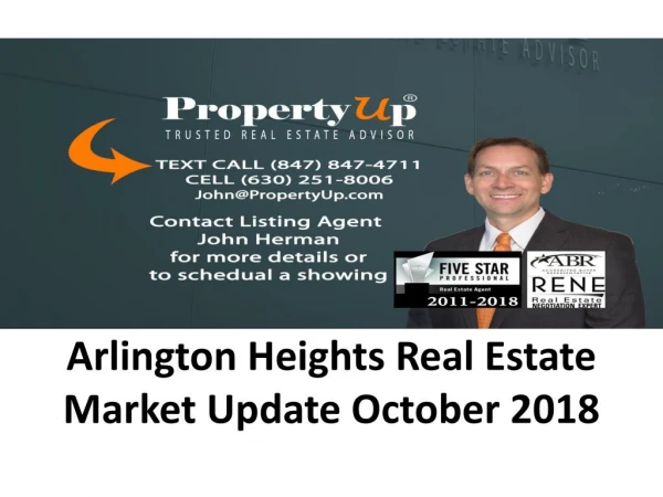 Arlington Heights Real Estate Market Update October 2018