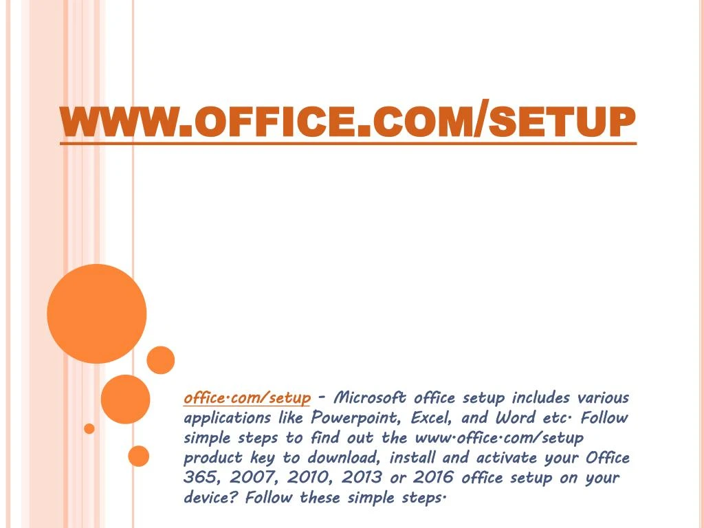 www office com setup