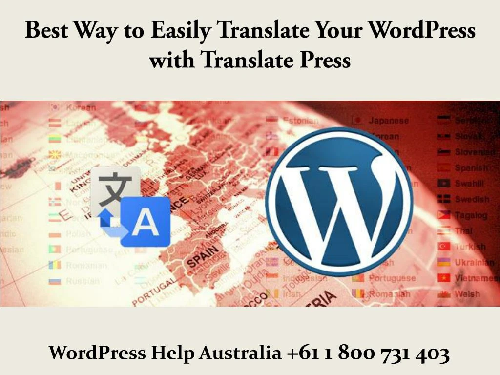 best way to easily translate your wordpress with