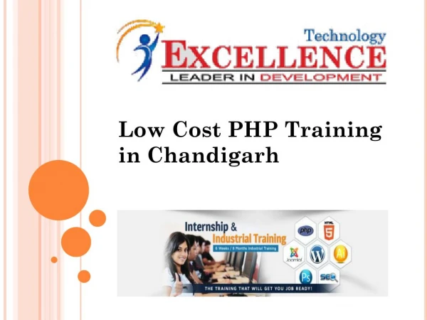 Learn the Advance PHP Training in Mohali