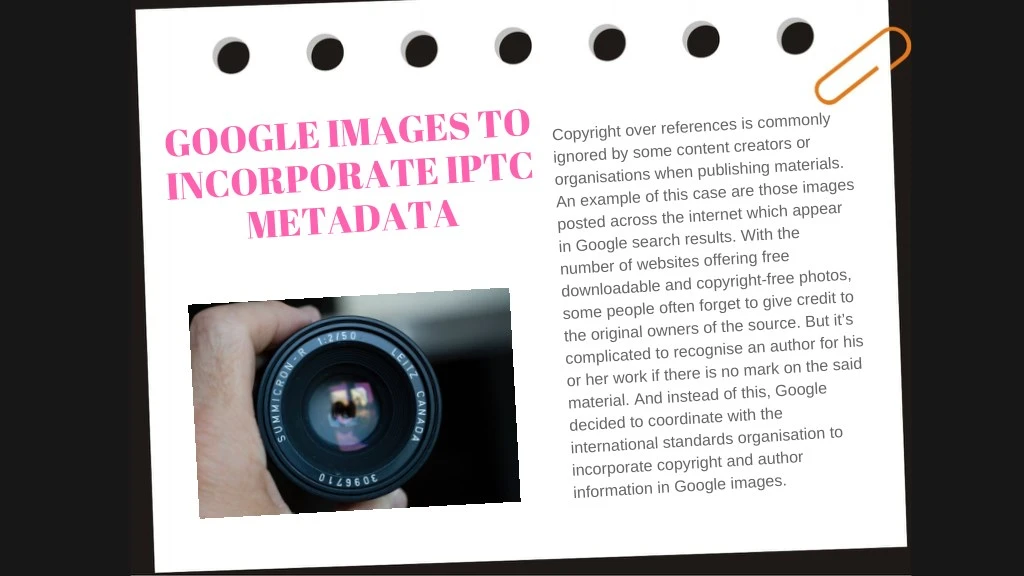 google images to incorporate iptc metadata