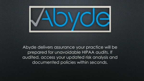 HIPAA Training - Abyde