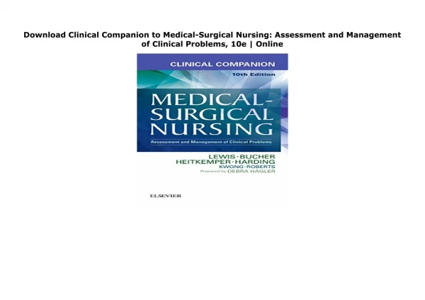 Clinical-Companion-to-MedicalSurgical-Nursing-Assessment-and-Management-of-Clinical-Problems-10e