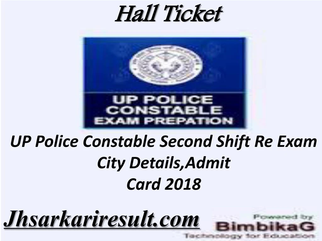 hall ticket