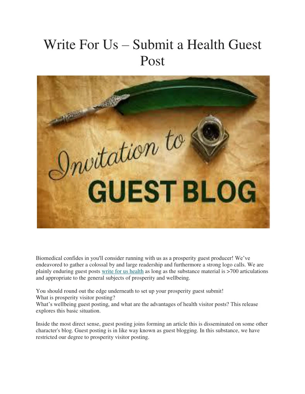 write for us submit a health guest post