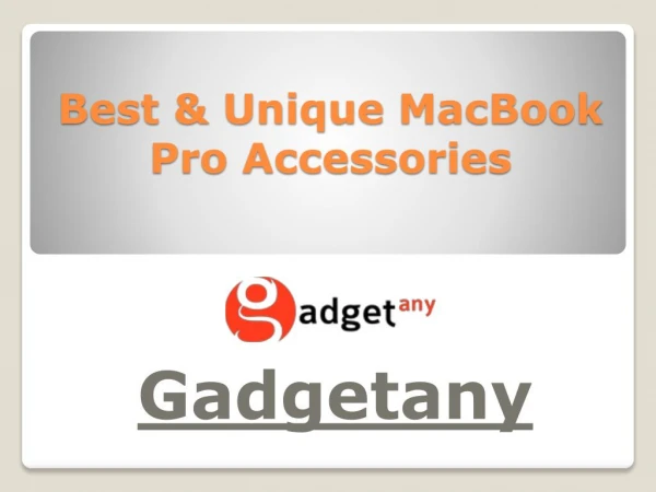 Best & Unique MacBook Pro Accessories - Gadgetany