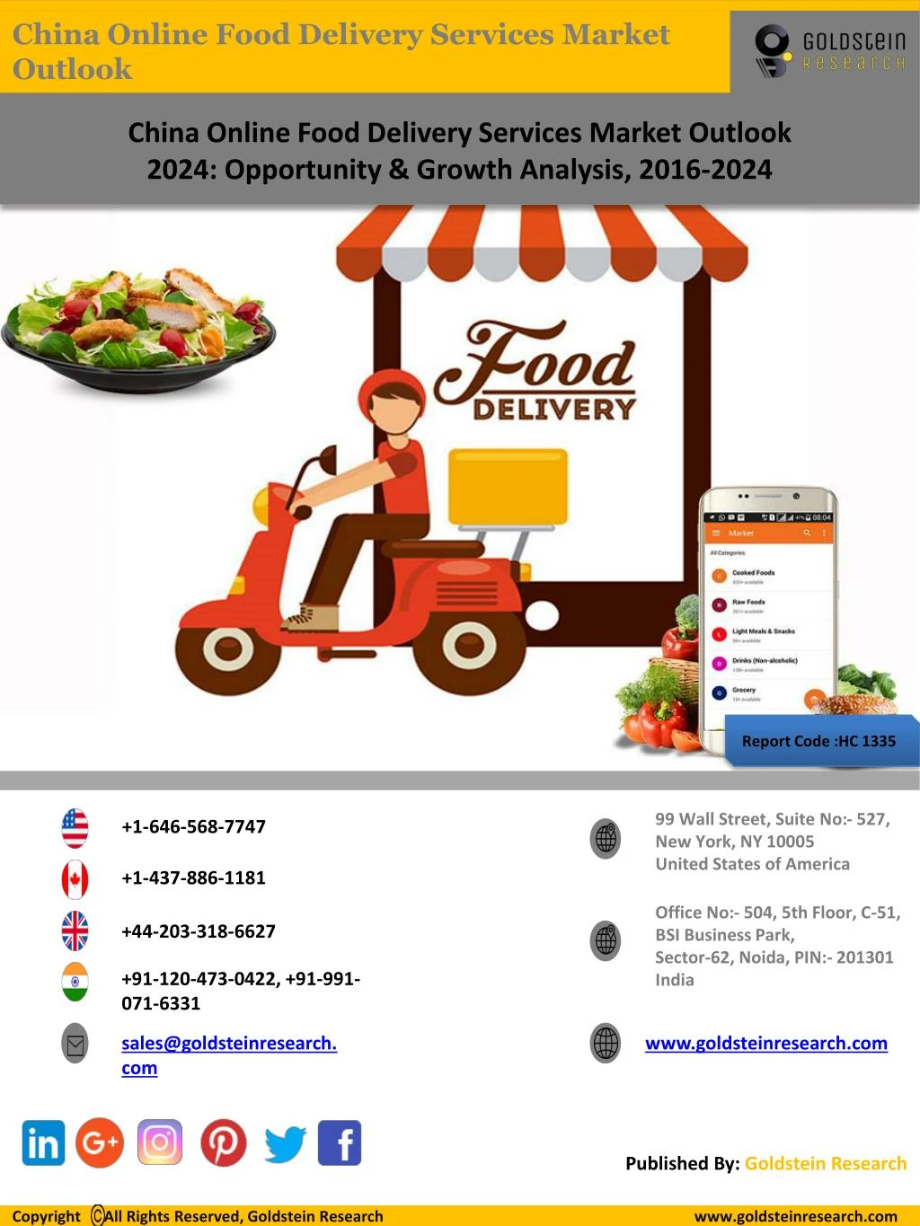 china online food delivery services market outlook