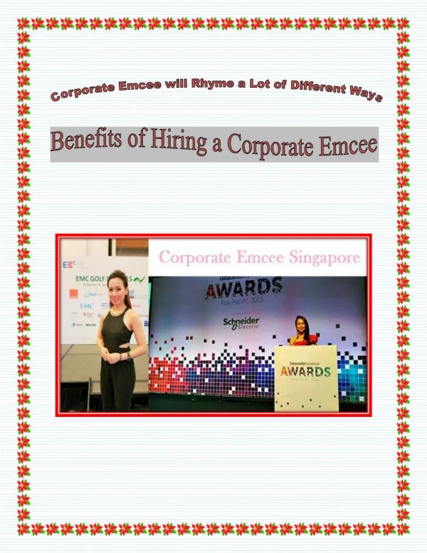 Benefits of Hiring a Corporate Emcee