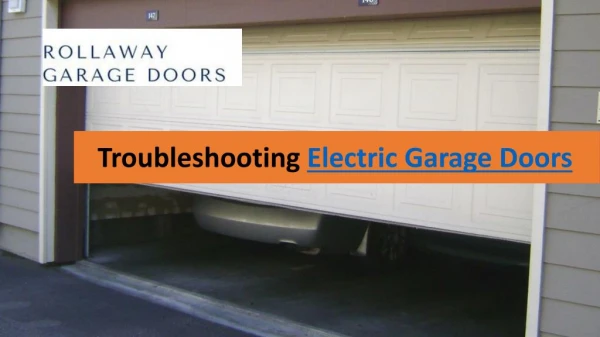 Troubleshooting Electric Garage Doors