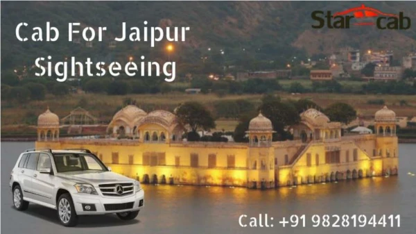 Get A Cab Service For Jaipur Sightseeing At Cheap Rate