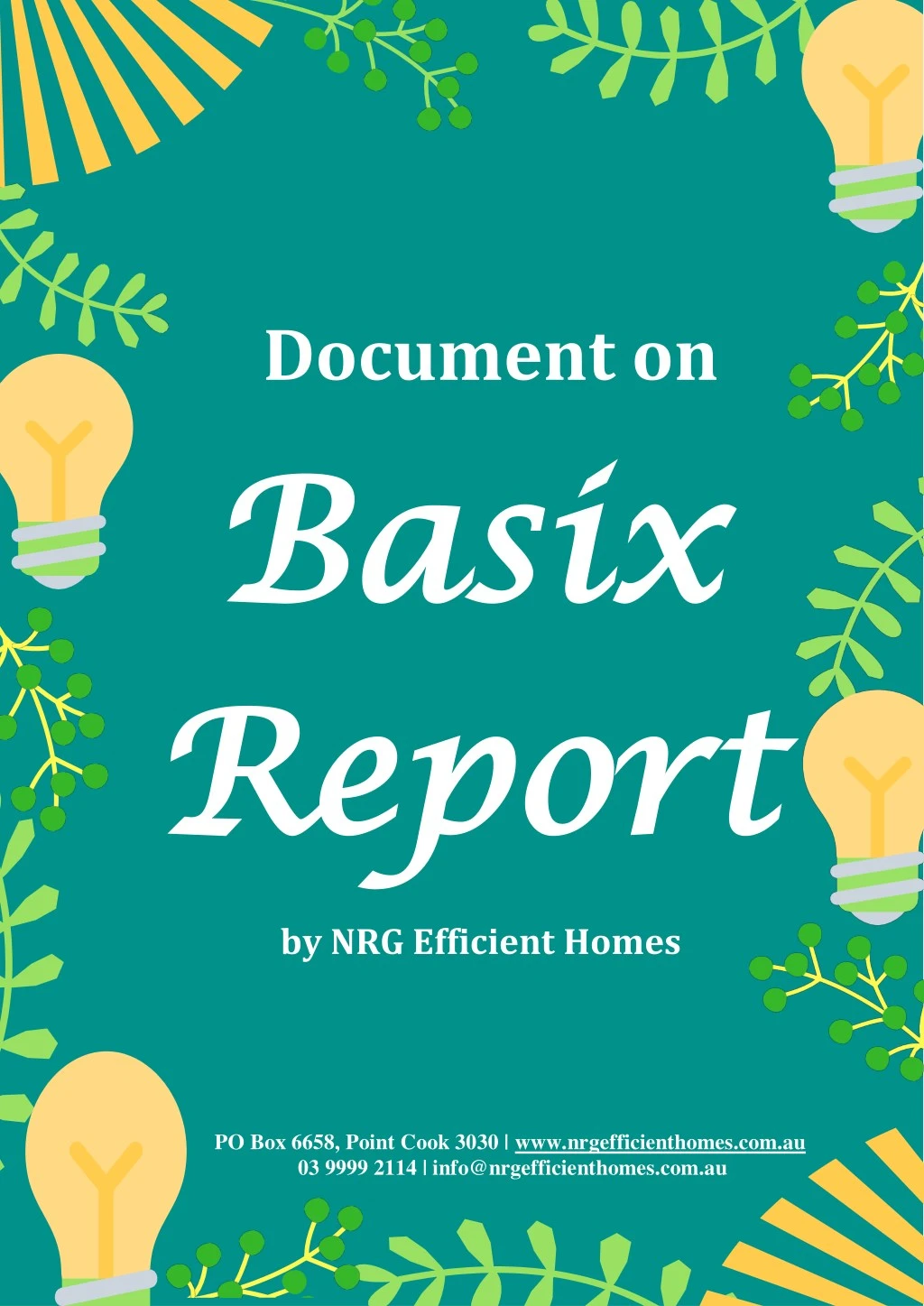 document on b basix asix report report