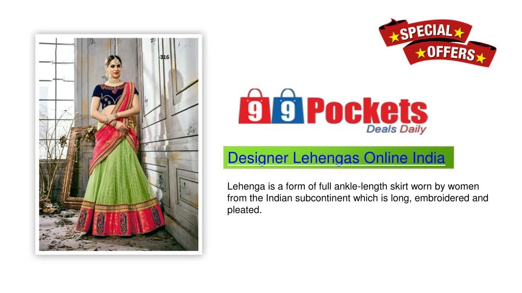 designer lehengas online india