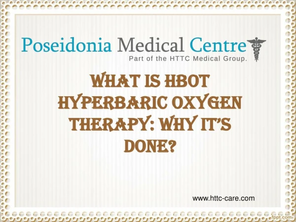 What is HBOT Hyperbaric Oxygen Therapy: Why it’s done?