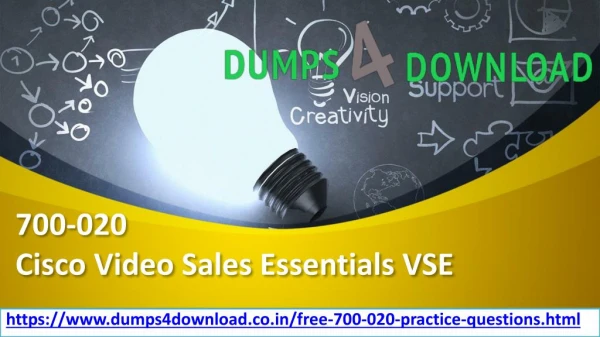 Free Download 700-020 Dumps - Free 700-020 Question And Answers