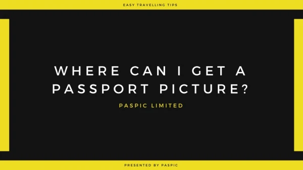 Where can I get a passport picture?