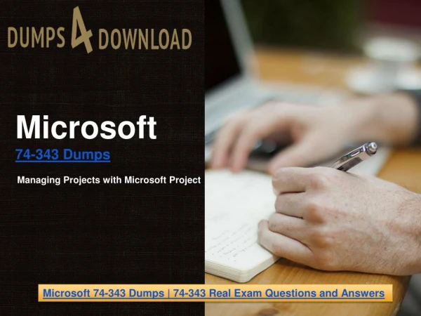 Dumps4download.in|Real Exam Microsoft 74-343 Free Download