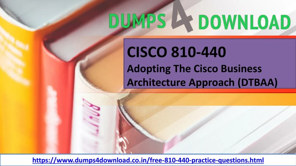 cisco 810 440 adopting the cisco business architecture approach dtbaa