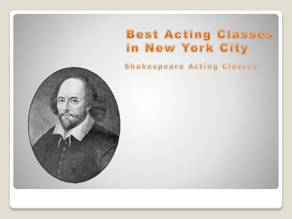 best acting classes in new york city