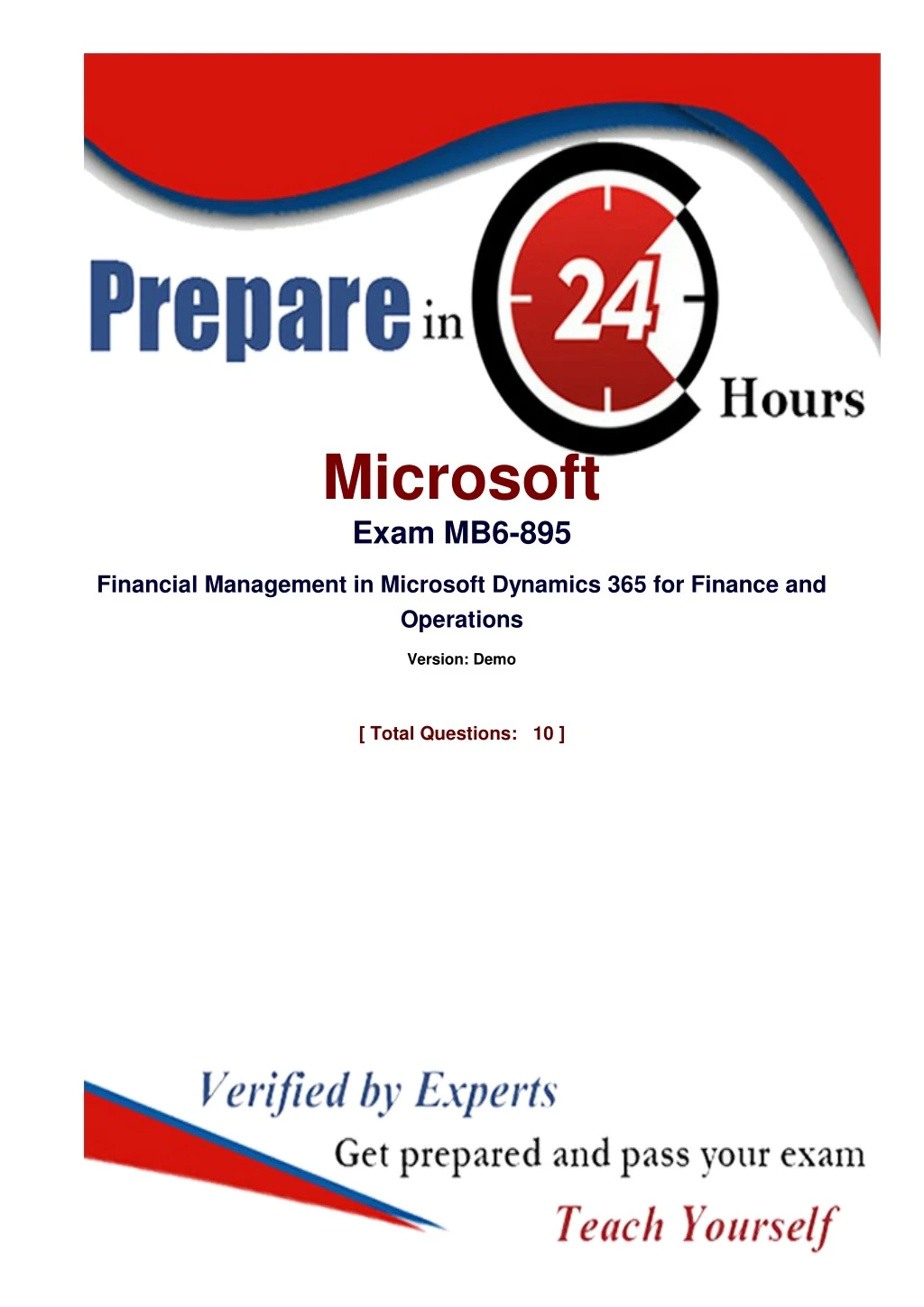 microsoft exam mb6 895