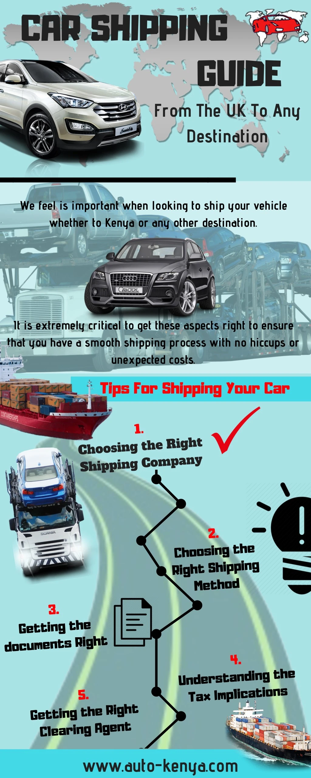 car shipping guide from the uk to any