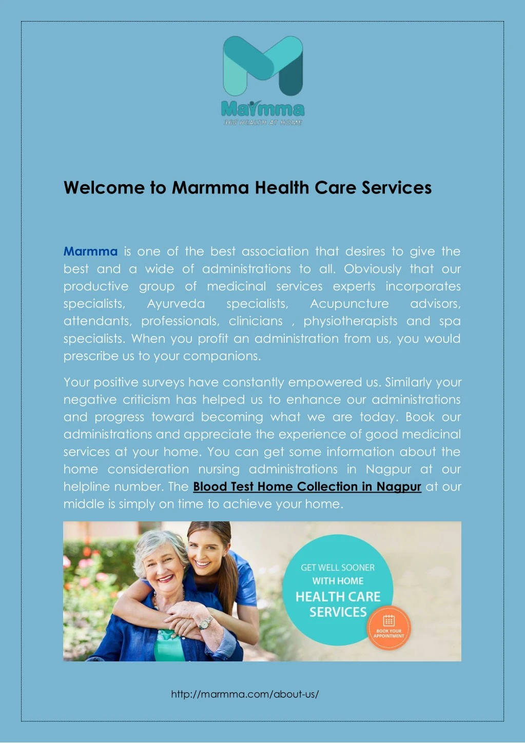 welcome to marmma health care services