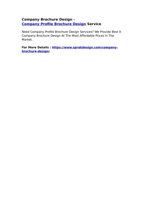 company brochure design company profile brochure