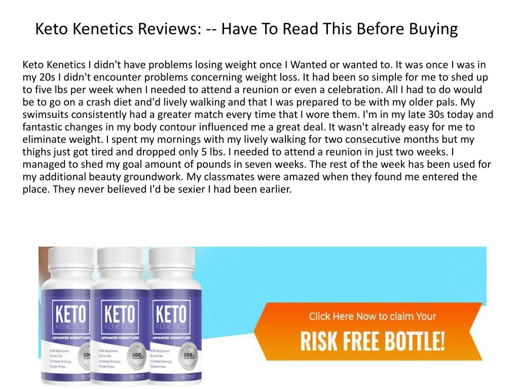 keto kenetics reviews have to read this before buying
