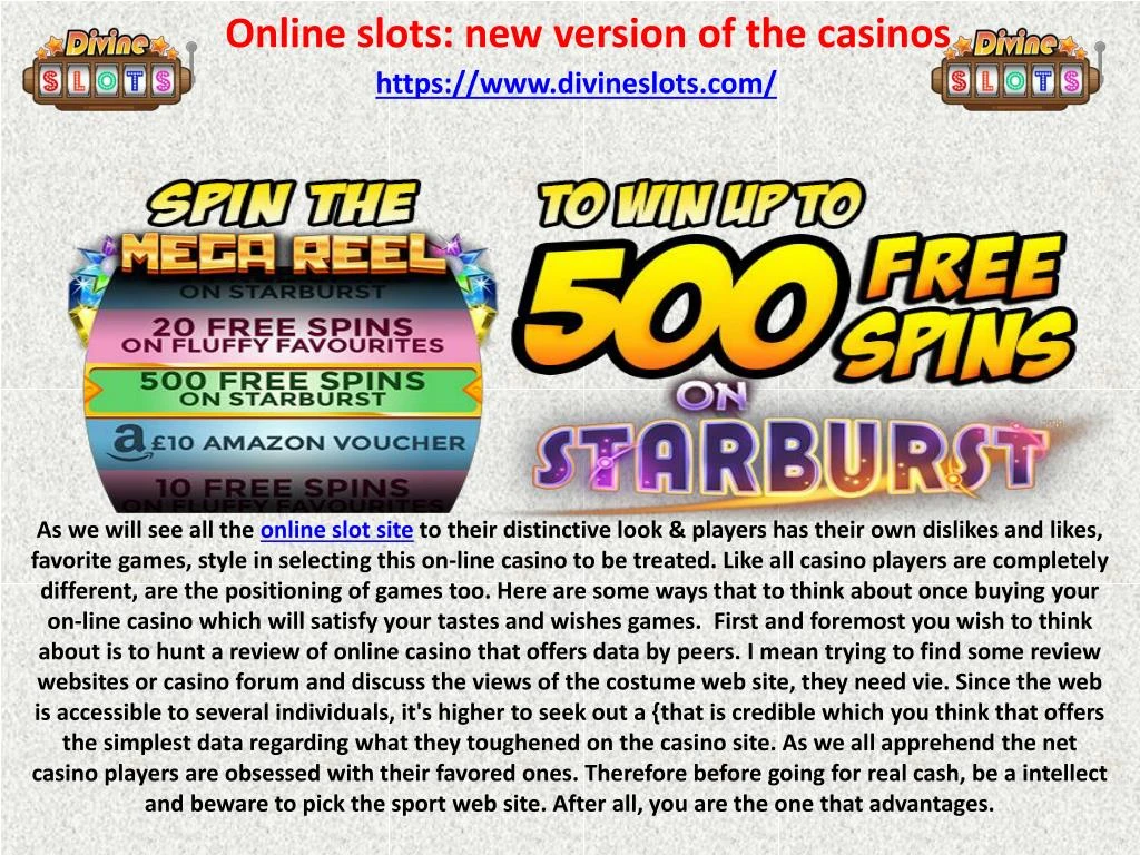 online slots new version of the casinos