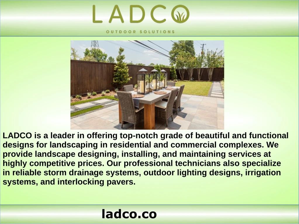 ladco is a leader in offering top notch grade