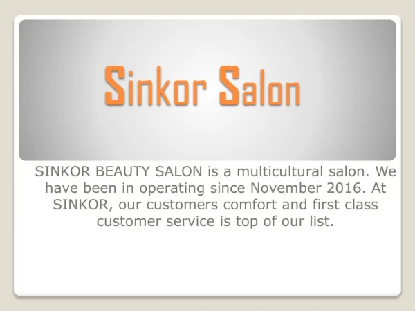 Sinkor Beauty Salon