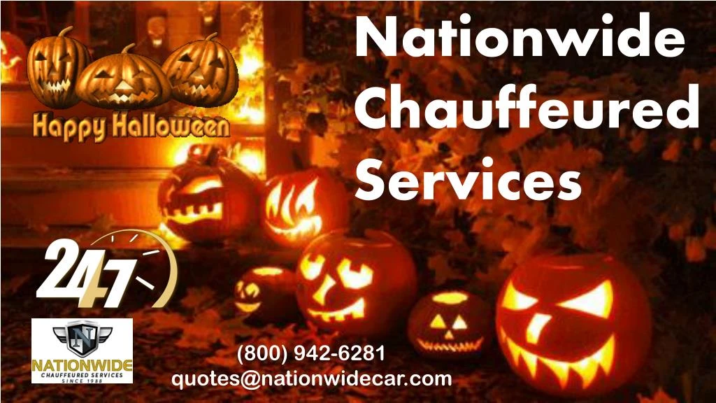 nationwide chauffeured services