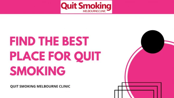 Smoking Treatment at Quit Smoking Melbourne Clinic