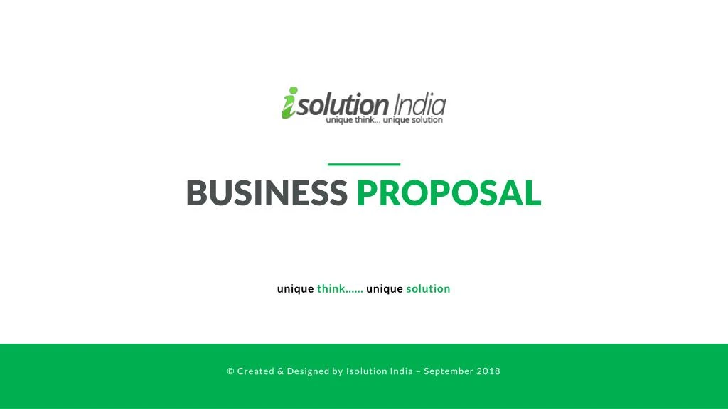 business proposal