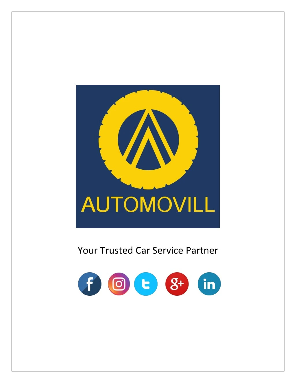 your trusted car service partner