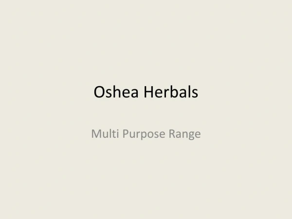 Best Herbal Multipurpose Cream Range