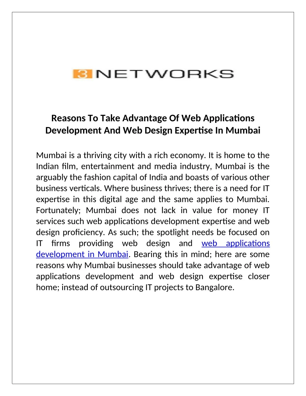 reasons to take advantage of web applications