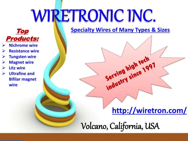 Standard Wire Solutions For Commercial Uses