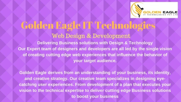 Web development & Design Company in India
