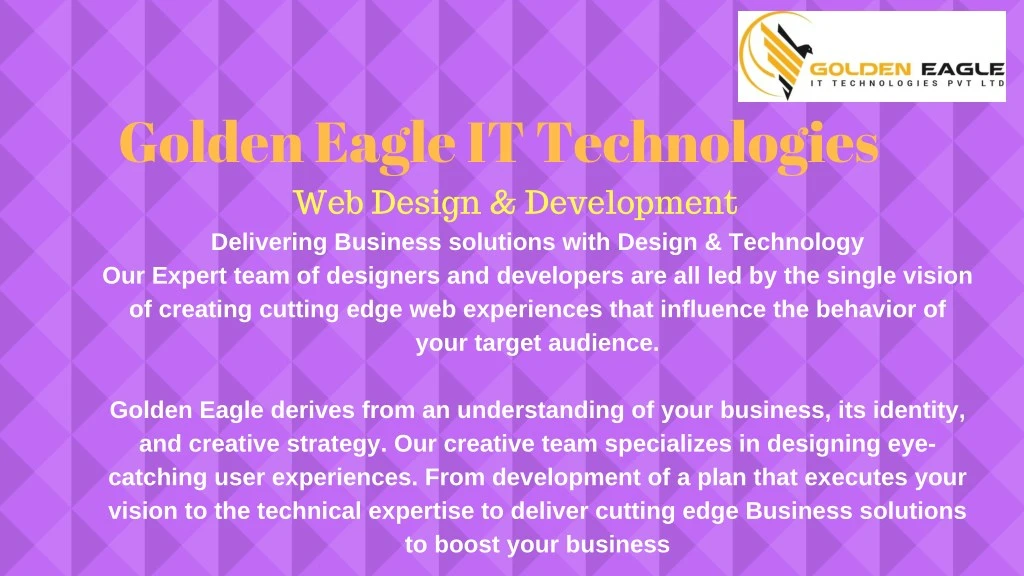 golden eagle it technologies web design
