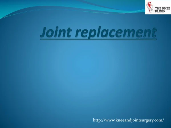 Joint replacement surgery in Pune|India