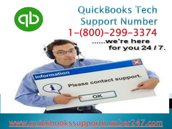 QuickBook Tech Support Contact 1-(800)-299-3374