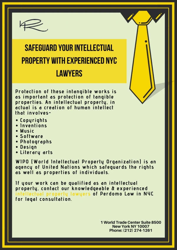 Safeguard Your Intellectual Property with Experienced NYC Lawyers