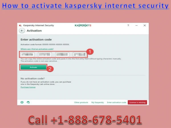 How to activate 1-888-678-5401 kaspersky internet security 2018