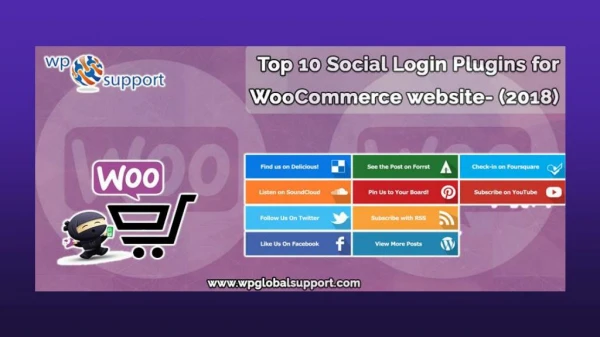 Social Login Plugins for WooCommerce website