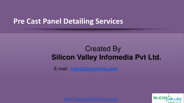 Pre-cast Panel Detailing Services - Silicon Info