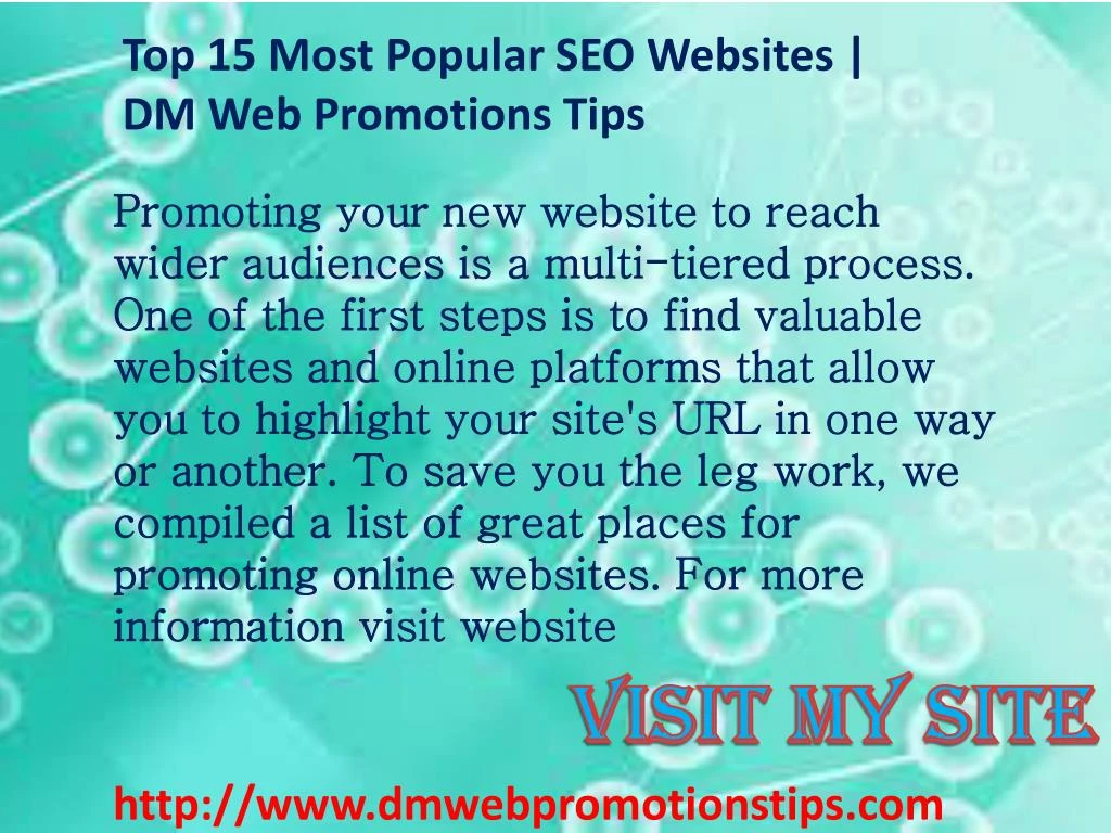 top 15 most popular seo websites